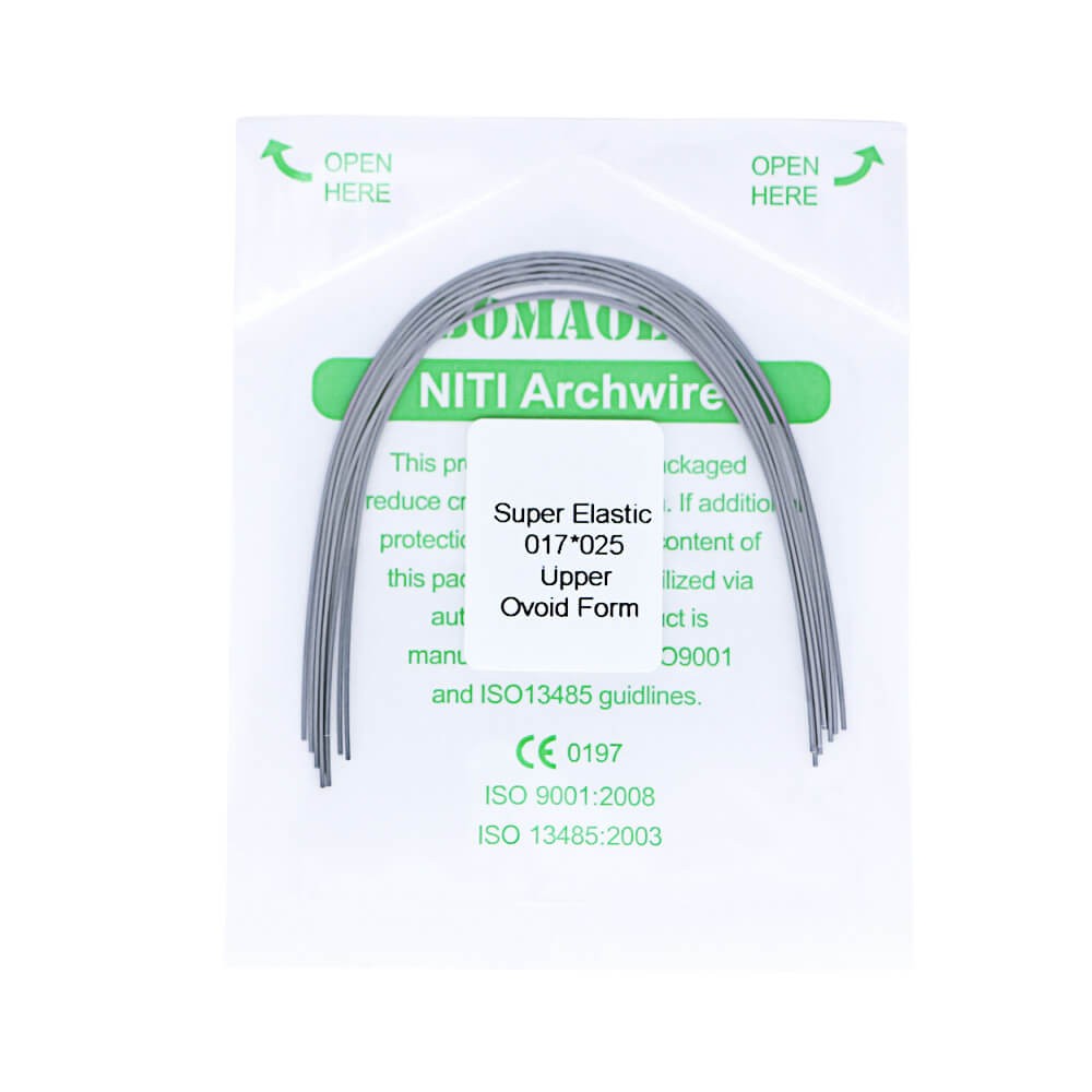 20×Dental Orthodontic Super Elastic Ni-Ti Arch Rectangular Wire Oval 17×25 Upper