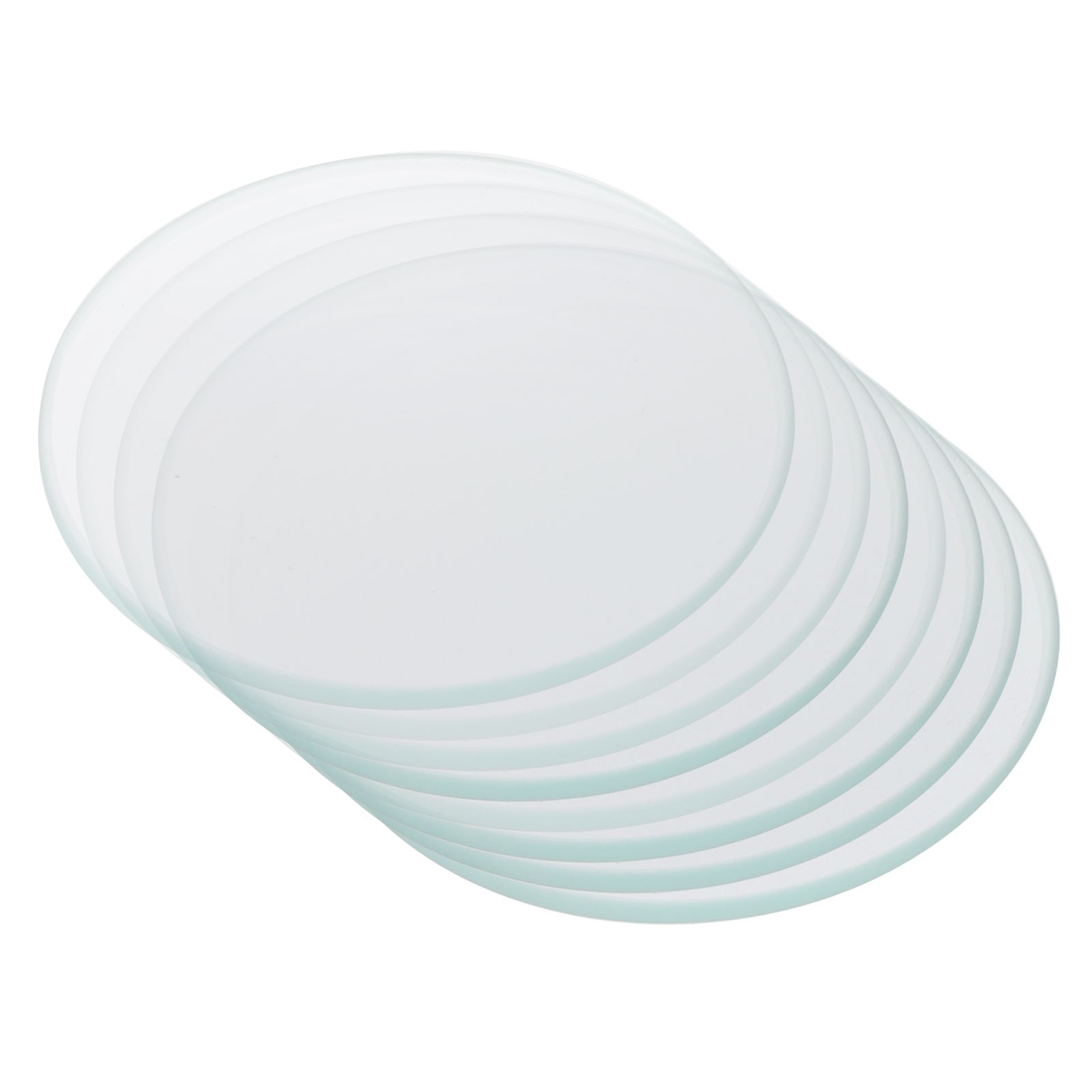 8 Pack 45mm/1.8″ Diameter Watch Glass High Transparent Cover Lids