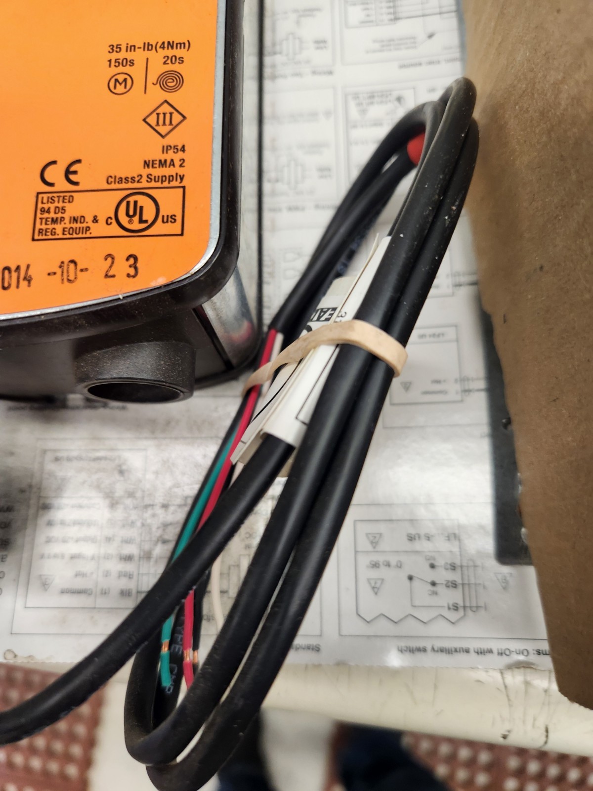 BELIMO LF24-SR US Spring Return Damper Actuator A/DC 24V 50/60Hz 5.0VA 2.5W