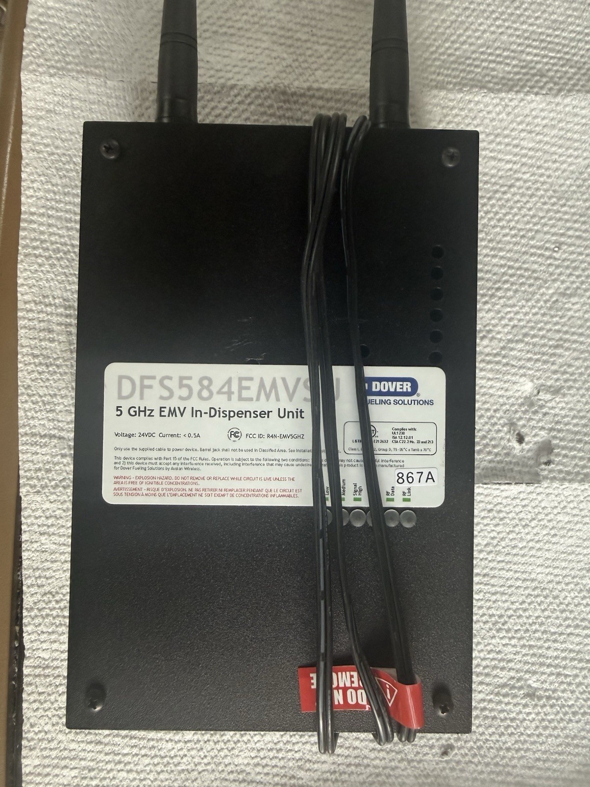Dover Fueling Solutions DFS584EMVSU 5 GHz EMV In-Dispenser Unit