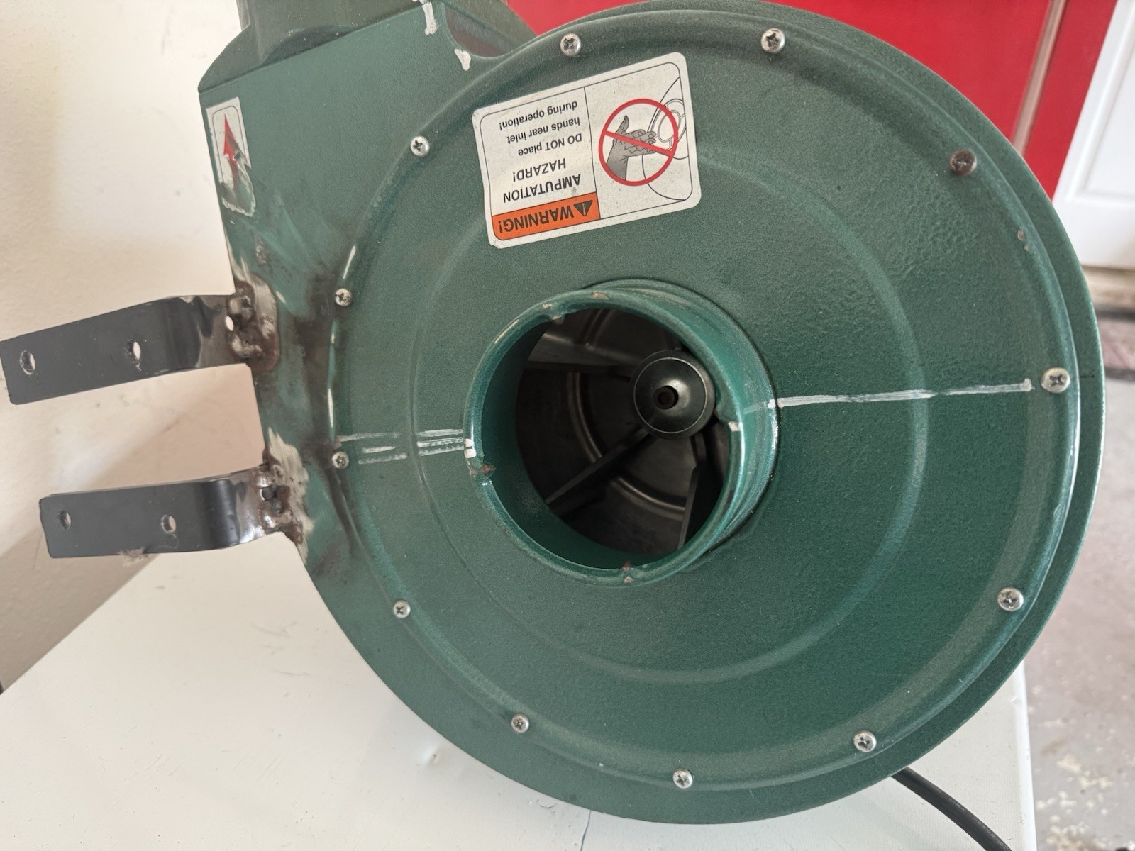 Grizzly 1HP Centrifugal Blower Induction Motor, 120/240V 1-Phase Green