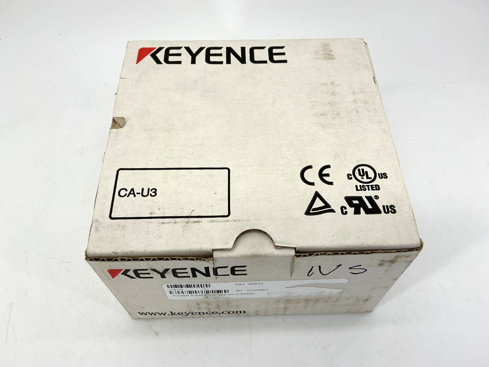 New Keyence CA-U3 Power Supply Input: 2.1A 100-240VAC Output: 6A 24VDC CAU3