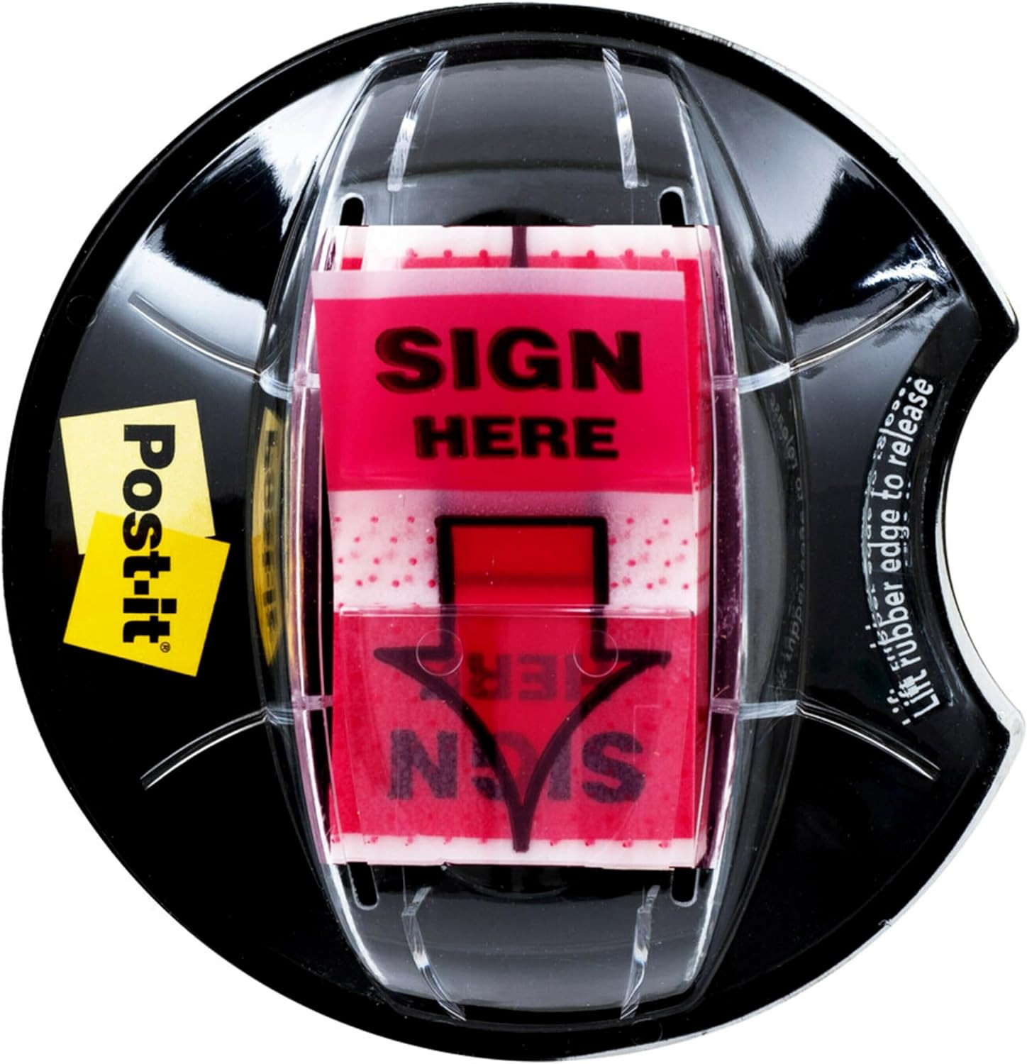 Post-It Message Flags, Sign Here 1 In. X 1.7 In., One Dispenser with 200 -Count
