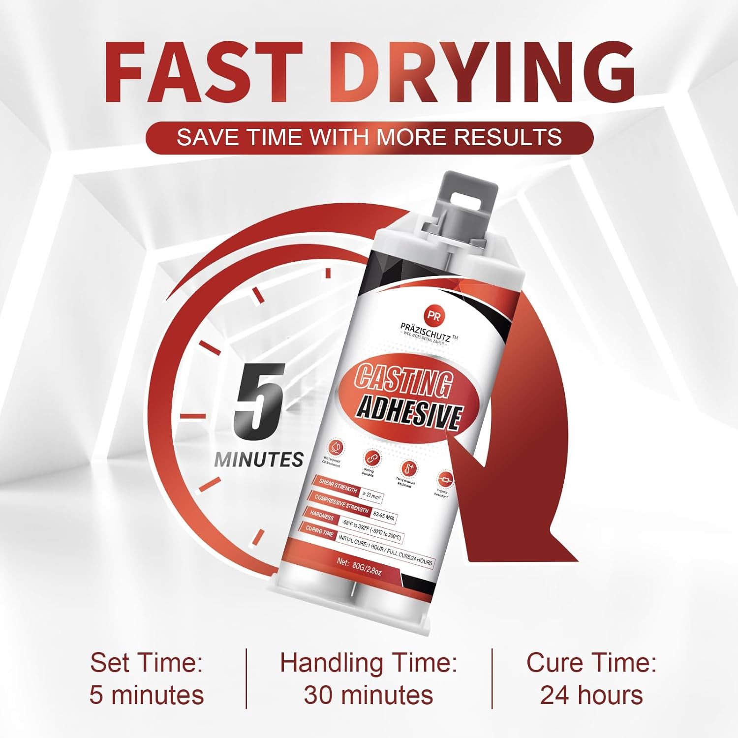 Heavy Duty Metal Repair Epoxy – Casting Adhesive & Filler for Aluminum, Steel, I