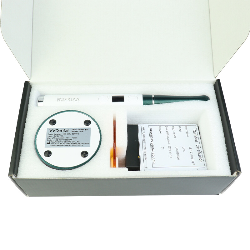 Dental Wireless LED Cure Curing Light Lamp 2500mw/c㎡ 1 Second Resin Cure Lamp