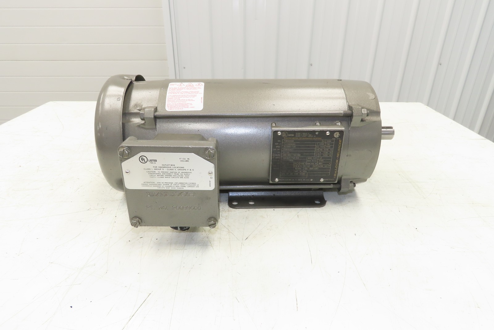 Baldor CXM14242T AC Motor Explosion Proof 2Hp 1755 RPM 230/460V 3PH 145TC