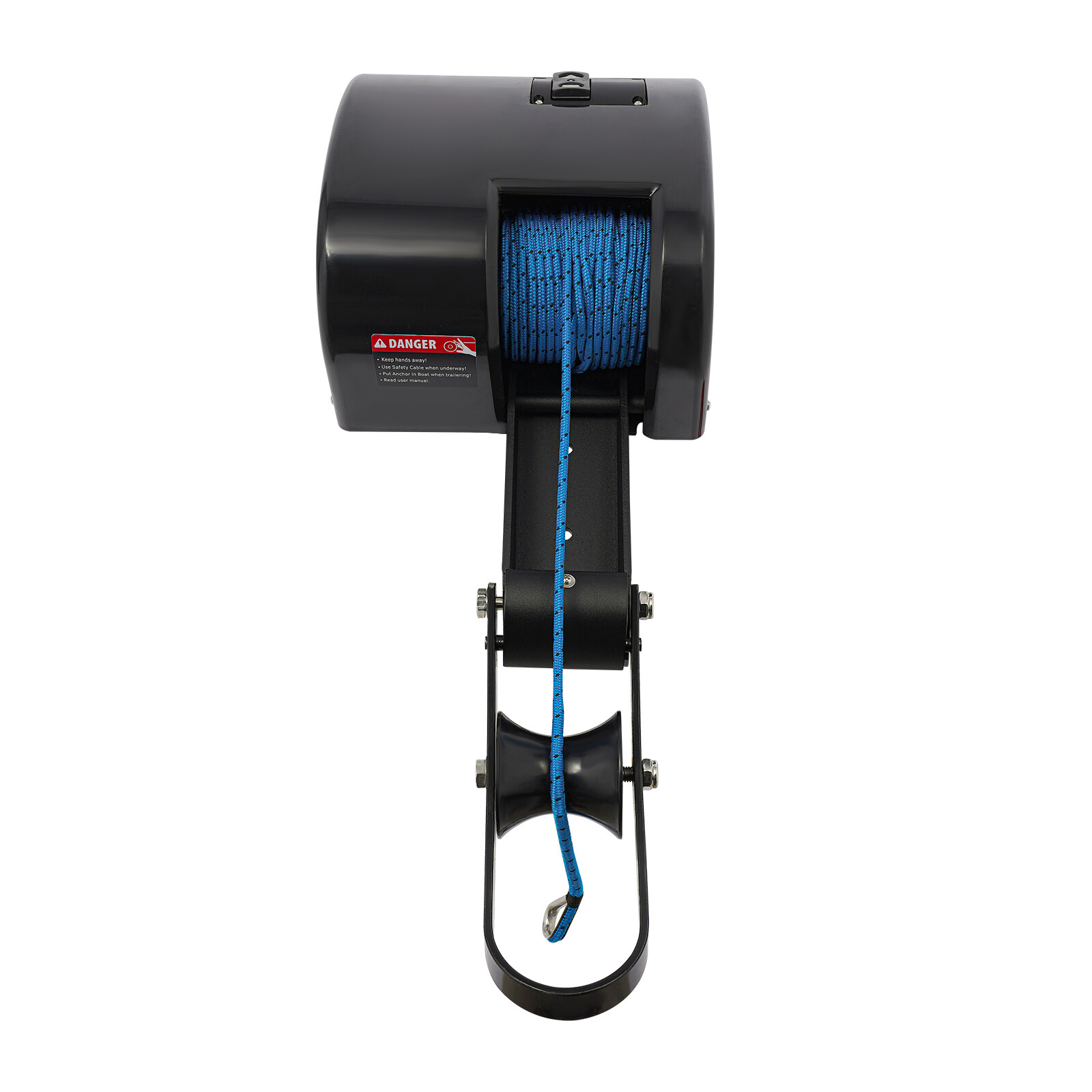 Electric anchor winch Boat Marine Winch 35LBS with remote control&Anchor Roller