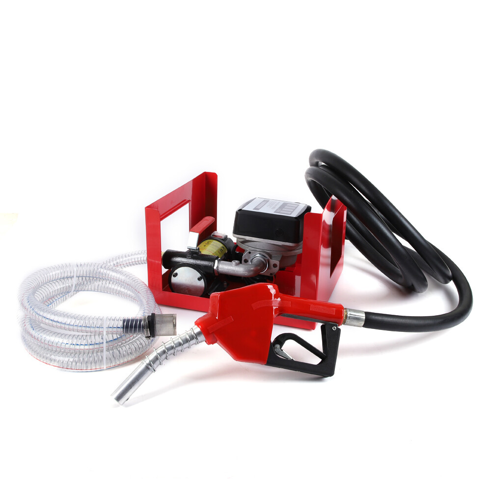 175W Electric Fuel Oil Transfer Pump Oil Transfer Pump With Fuel Meter Nozzle