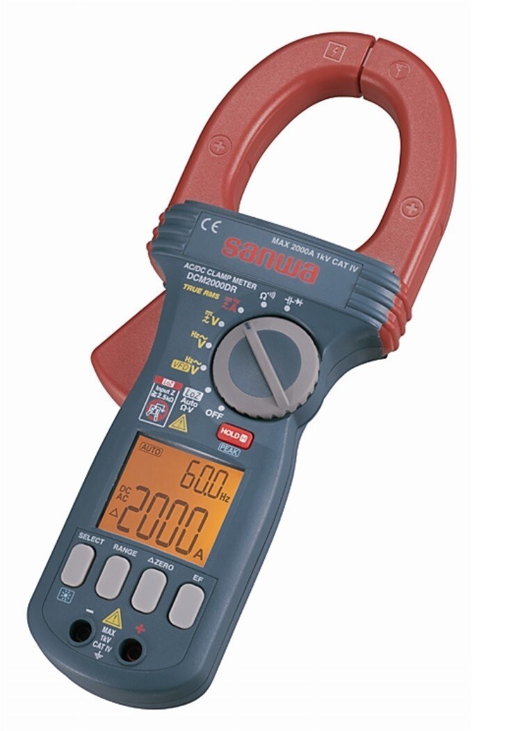 SANWA AC/DC CLAMP METER DCM2000DR