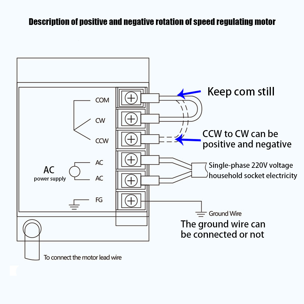110V AC Electric Gear Motor & Variable Speed Reduction Controller 1:180 7.5RPM