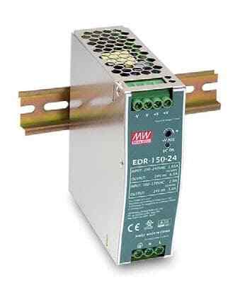 Mean Well EDR-150-24 AC/DC – Power Supply – 1 Output – 24V@6.5A – 156W