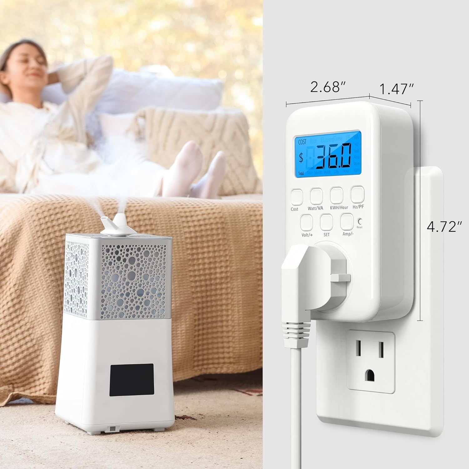Energy Saving Device Stopwatt Electricity Saving Box Stabilize Voltage Device-US