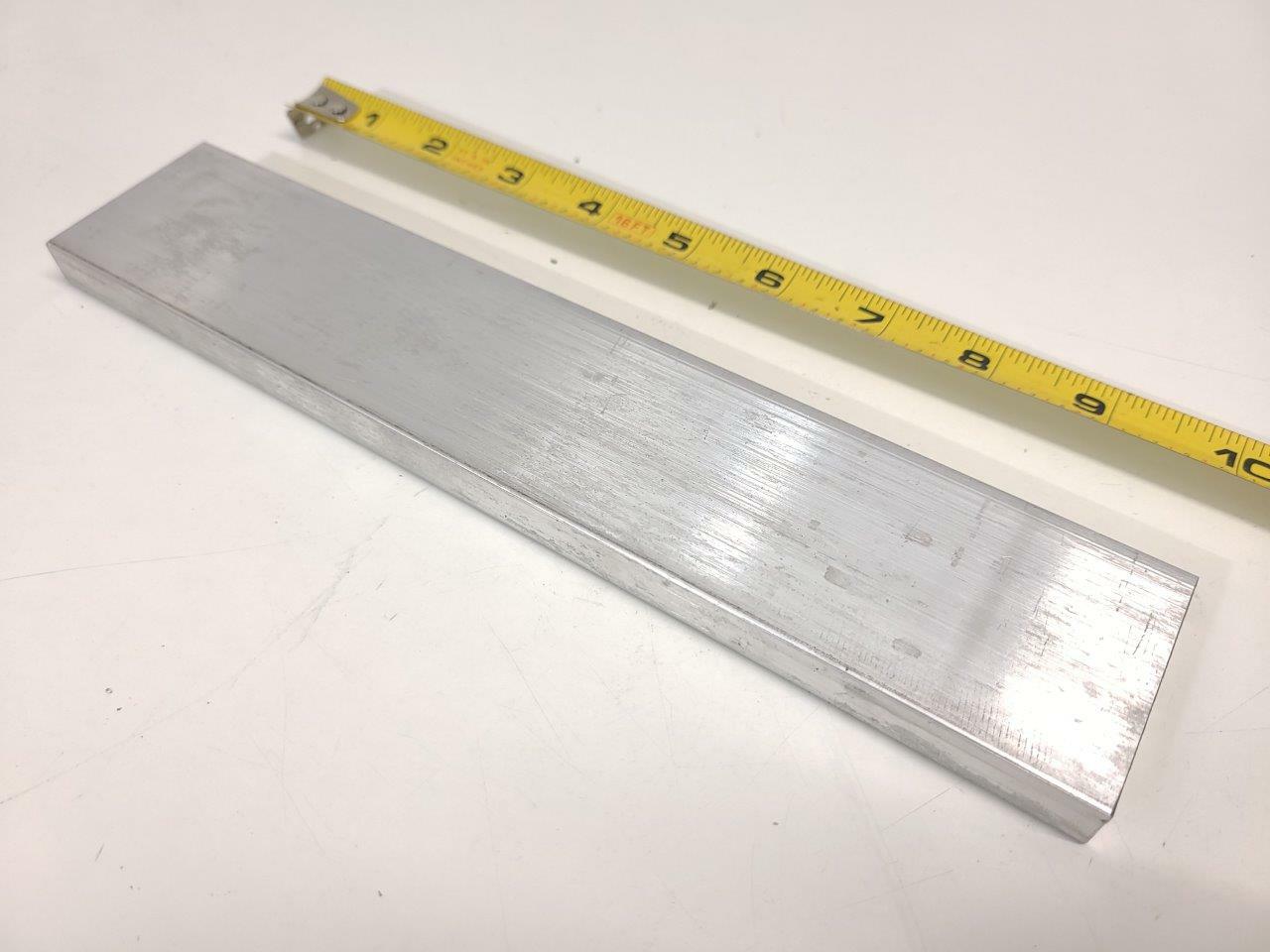 6061 Aluminum Flat Bar, 1/2″ x 2″ x 10″ long, Solid Stock, Plate, Machining