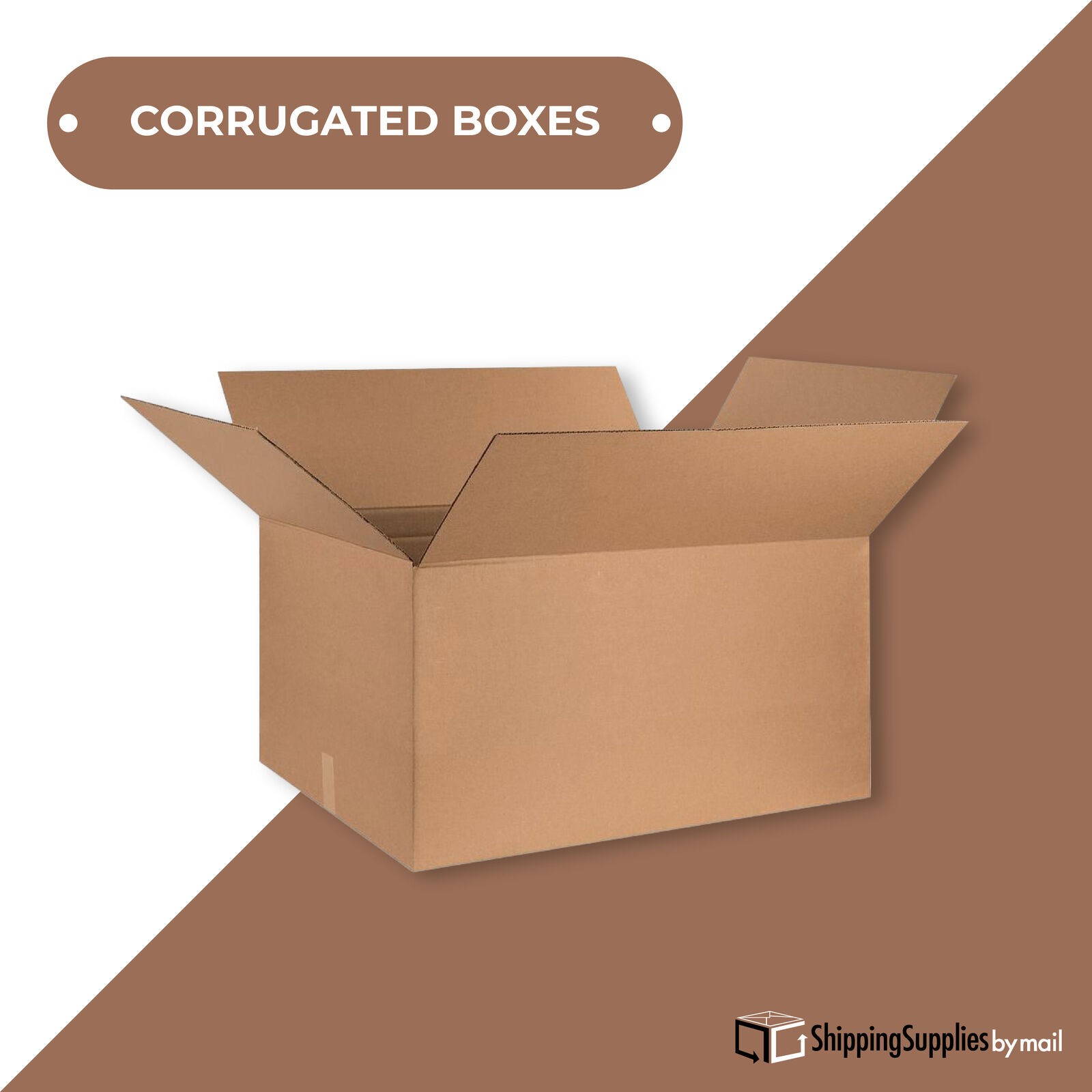 20 x 14 x 18″ Corrugated Boxes ECT-32 Brown Shipping/Moving Boxes 20/Bundle