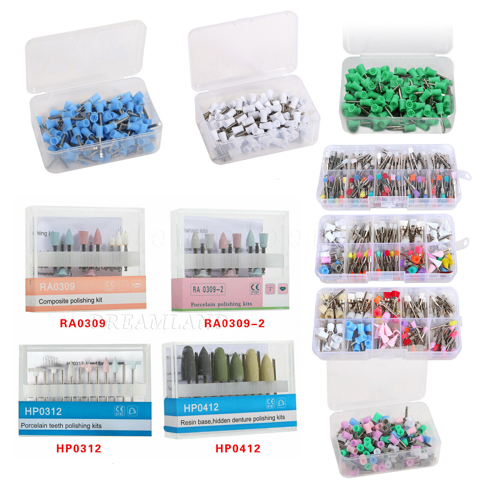 Pulidores fresas composite dental Kit pulido para pieza de mano baja velocidad