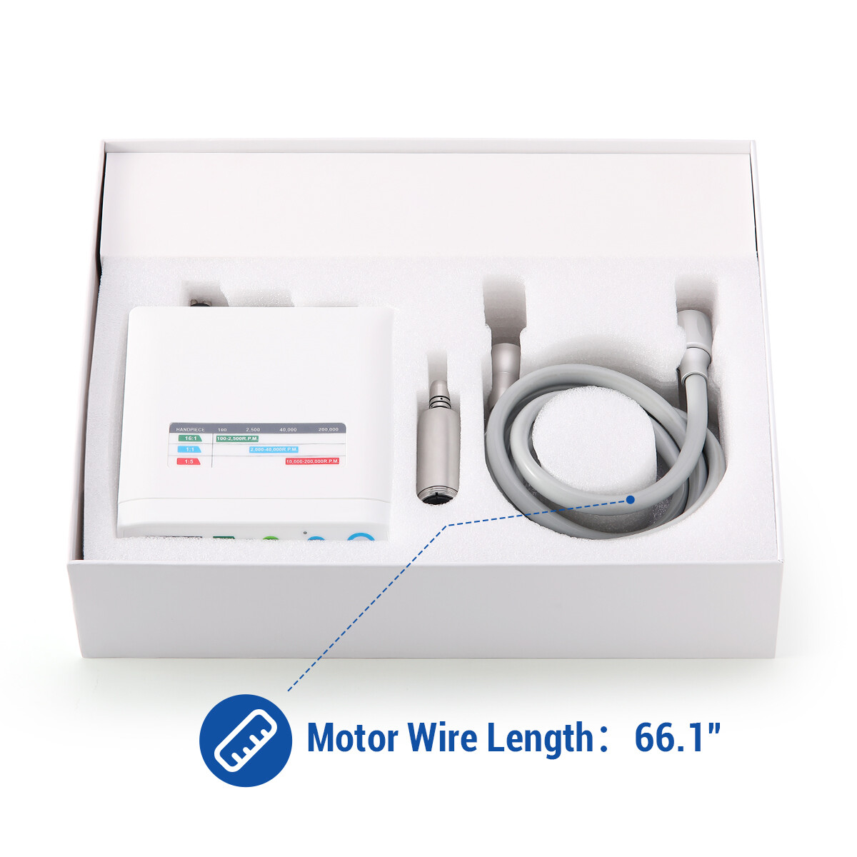 Dental LED Brushless Electric Micro Motor Surgical Internal Spray ISO E-type 2H