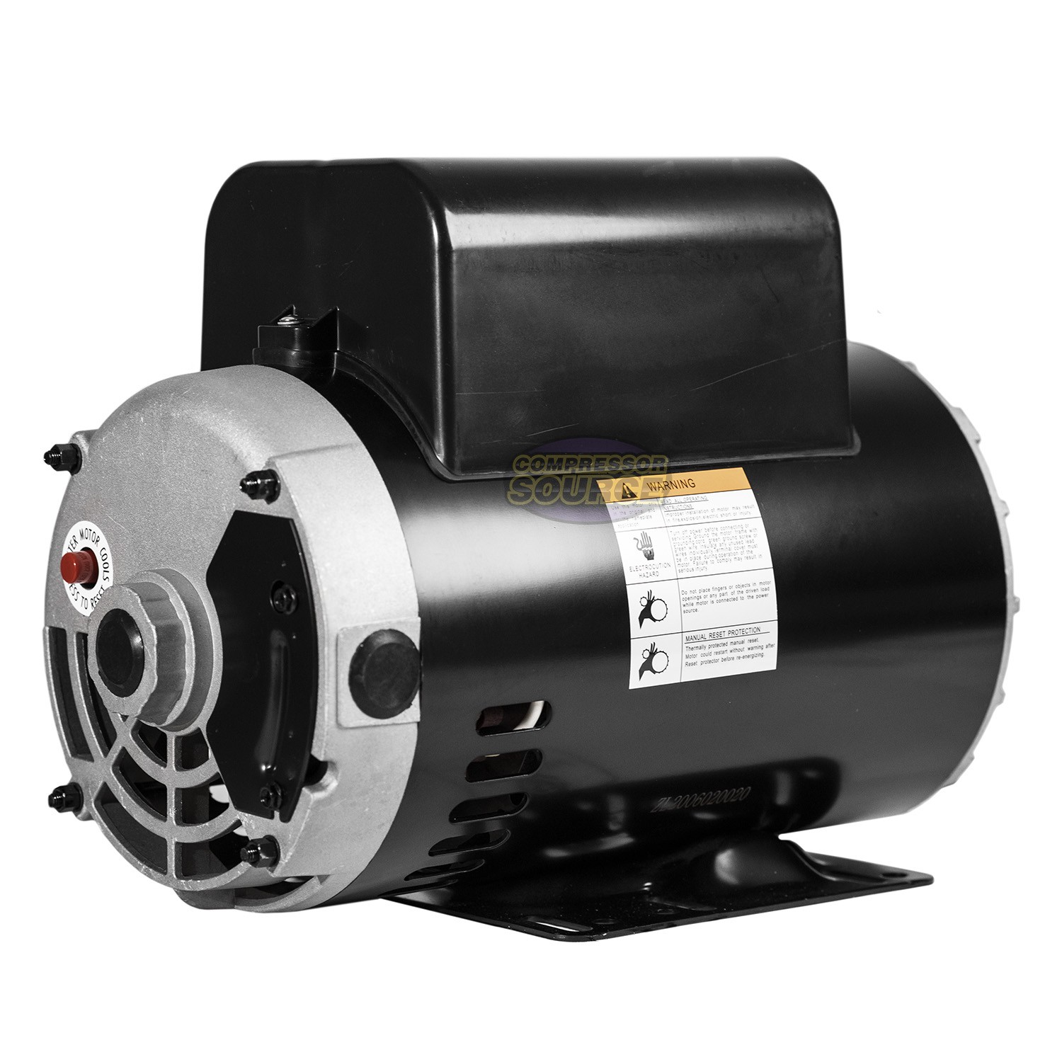 5 HP Compressor Duty Electric Motor 230V 1 Phase 56HZ Frame 7/8″ Shaft 3450 RPM