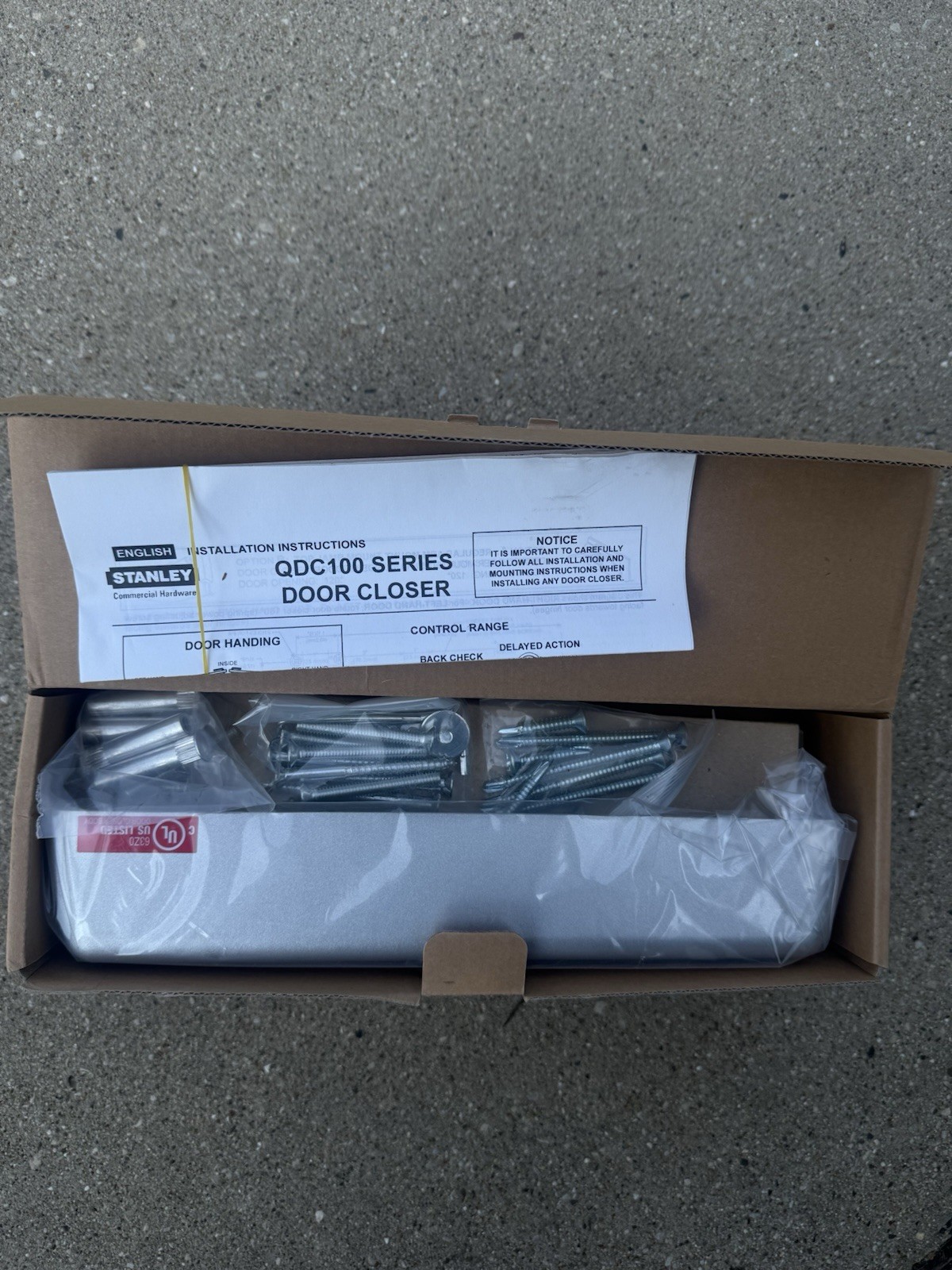 Stanley QDC111 R 689 Commercial Door Closer ANSI Grade 1 Regular Mount Size 1-6
