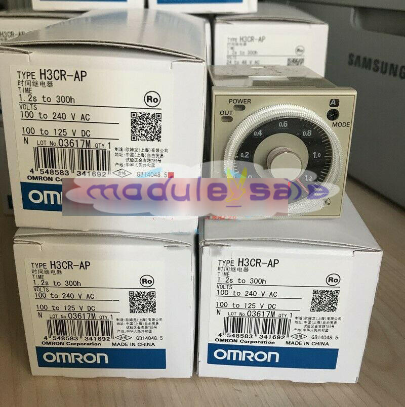 1PCS New Omron Time relay H3CR-AP 100-240V 1.2s-300h