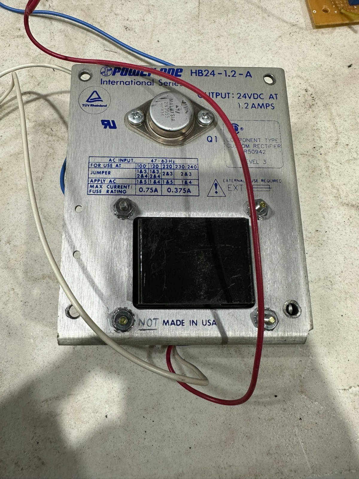 POWER ONE HB24-1.2-A POWER SUPPLY 24 VDC 1.2A W594