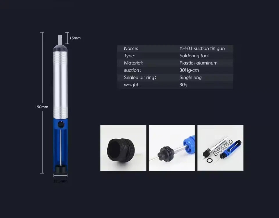 YIHUA 882D Soldering Station 2-in-1 Hot Air Rework + Soldering Iron Digital 750W