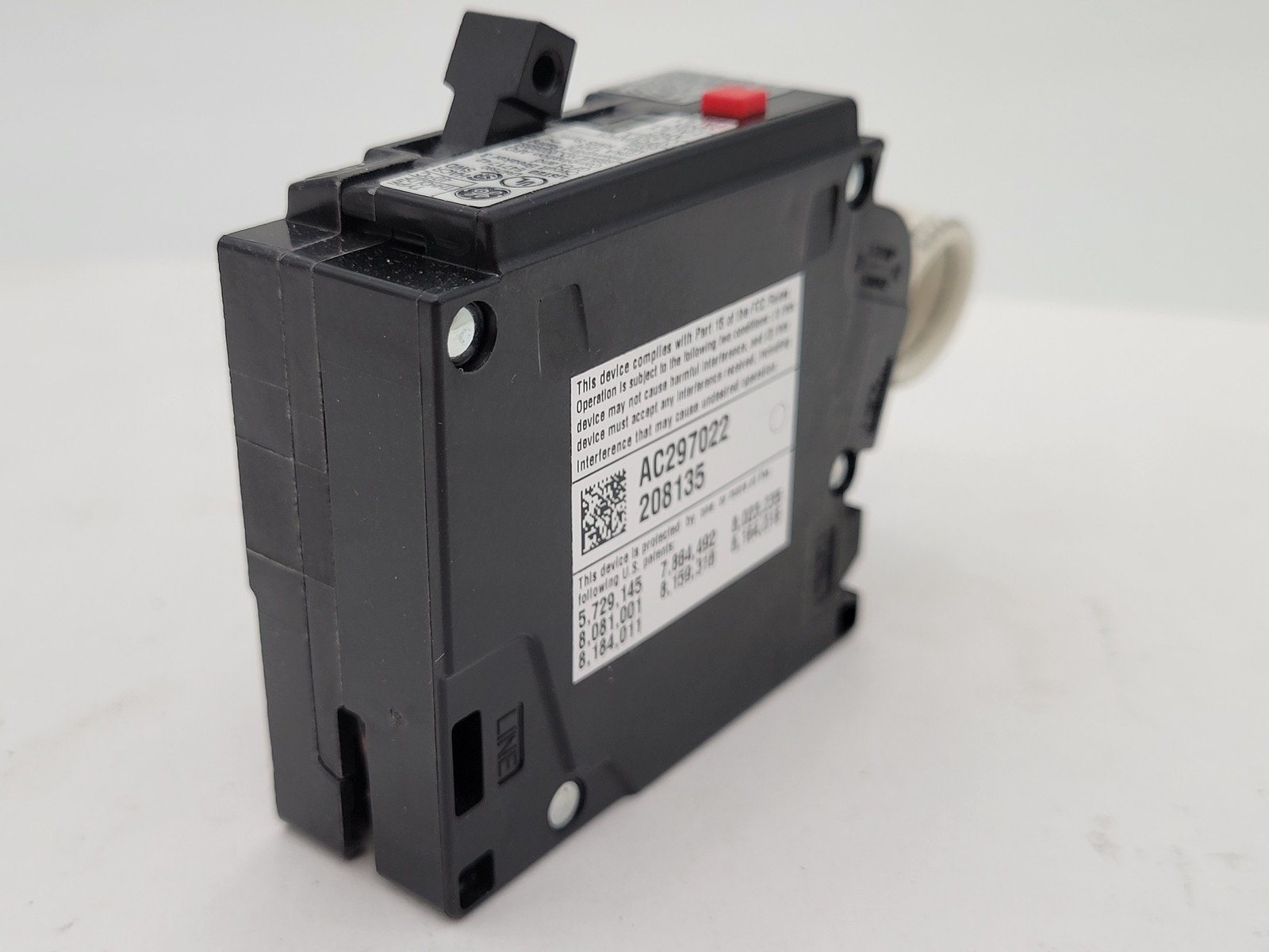 GE General Electric THHQL1120DF Plug-IN Circuit Breaker 20A 1P 120V Dual Functio