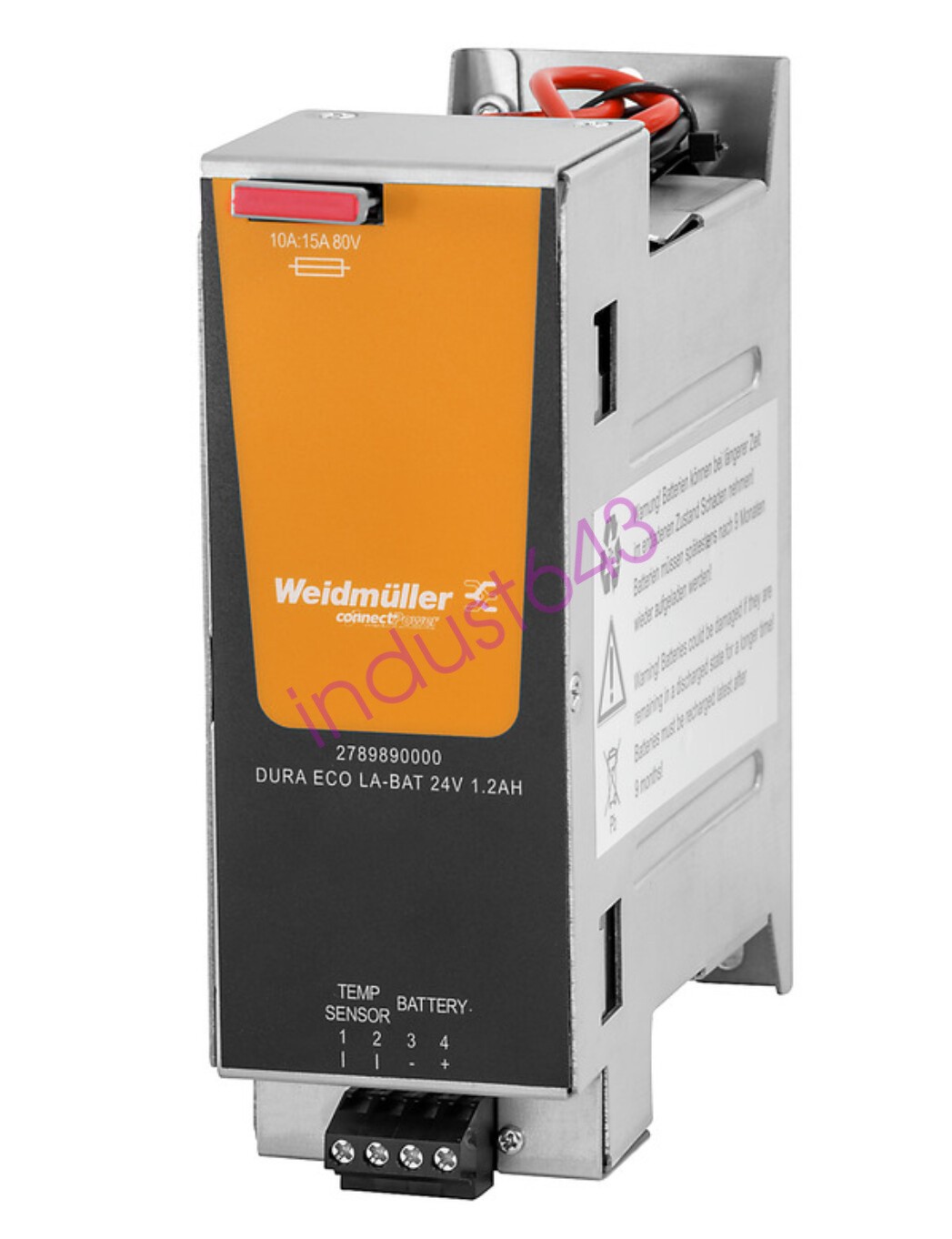 1pcs Weidmuller Switching power supply DURA ECO LA-BAT 24V 1.2AH 2789890000
