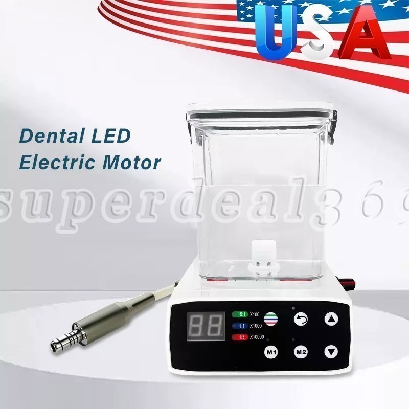 Dental Brushless Electric Motor For Practice / 1:1 1:5 1:4.2 Fiber Contra Angle