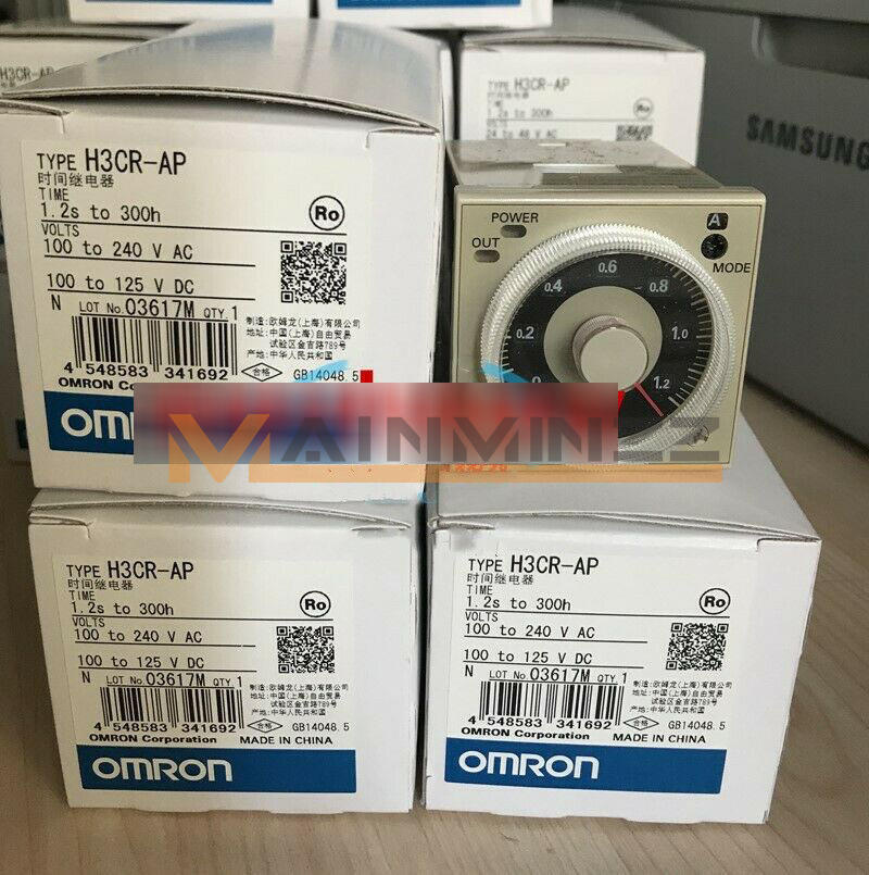 1PC New Omron Time relay H3CR-AP 100-240V 1.2s-300h