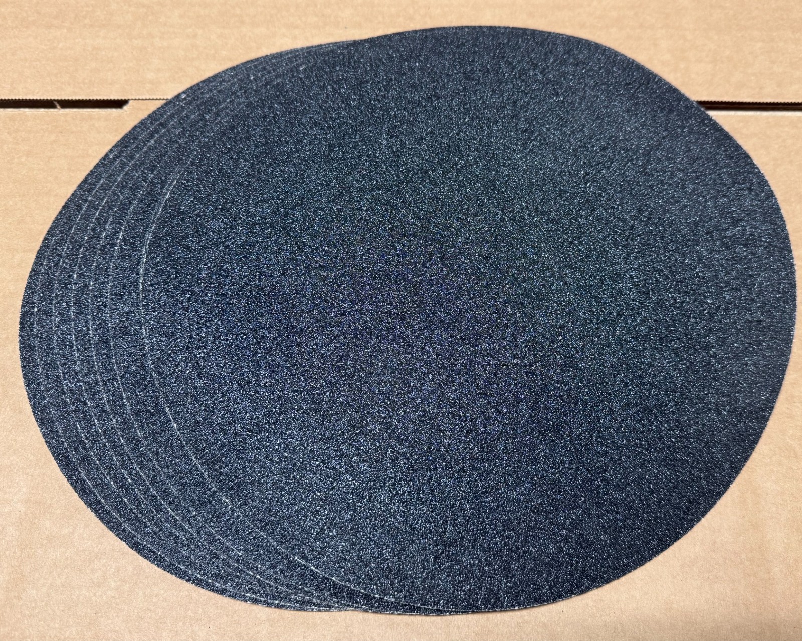 12″ Silicon Carbide PSA (STICKY BACK) Paper Sanding Discs- 60 Grit / 25 Pack!!
