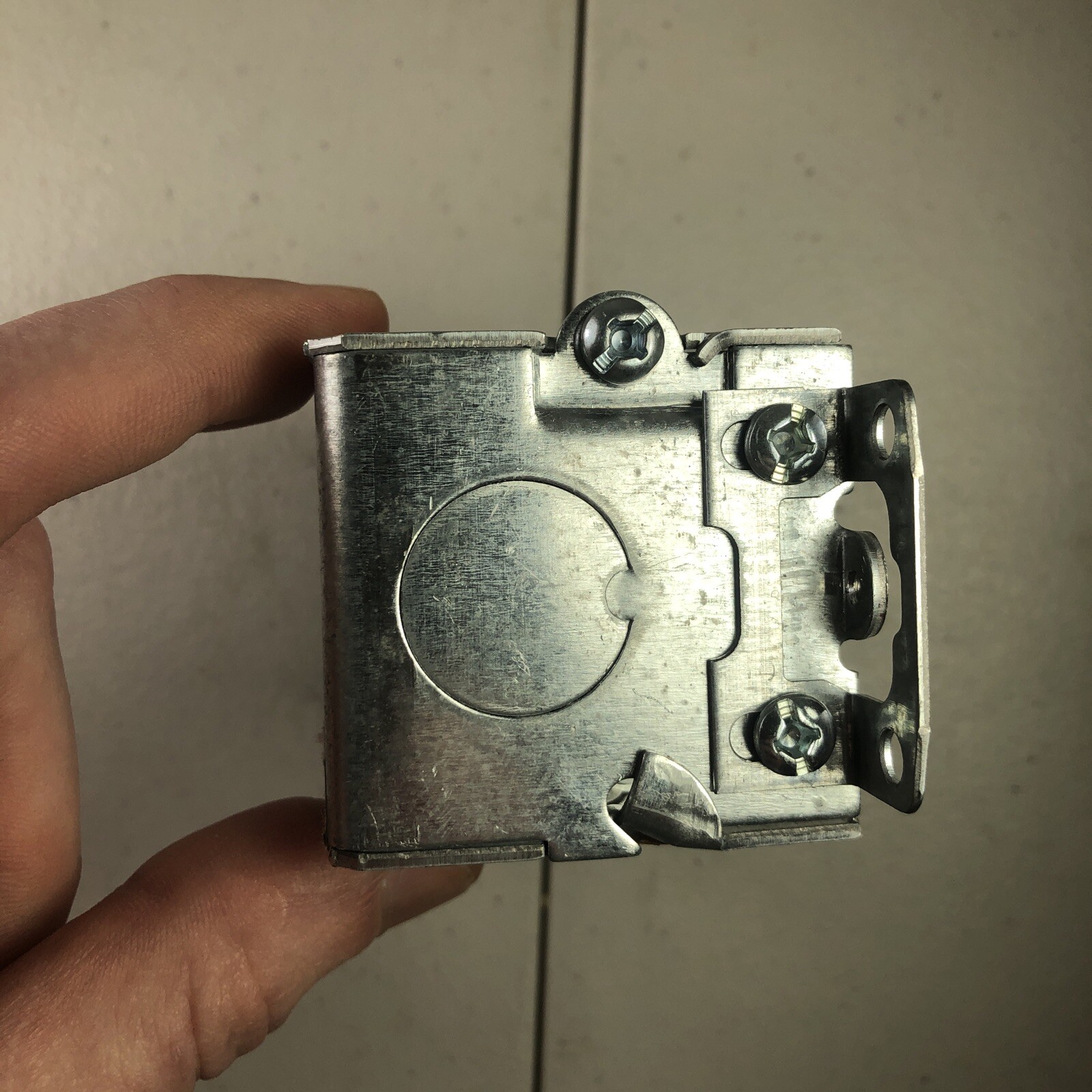 Thomas & Betts 51 Galvanized Steel 1-Gang Gangable Switch Box 2 Inch x 3 Inch…
