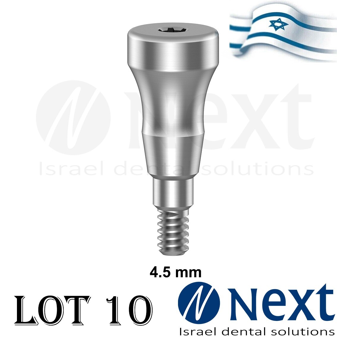 Lotx10 Healing cap D4.5 abutment Neo GM Dent Grand Morse Straumann Fit 4.5 mm