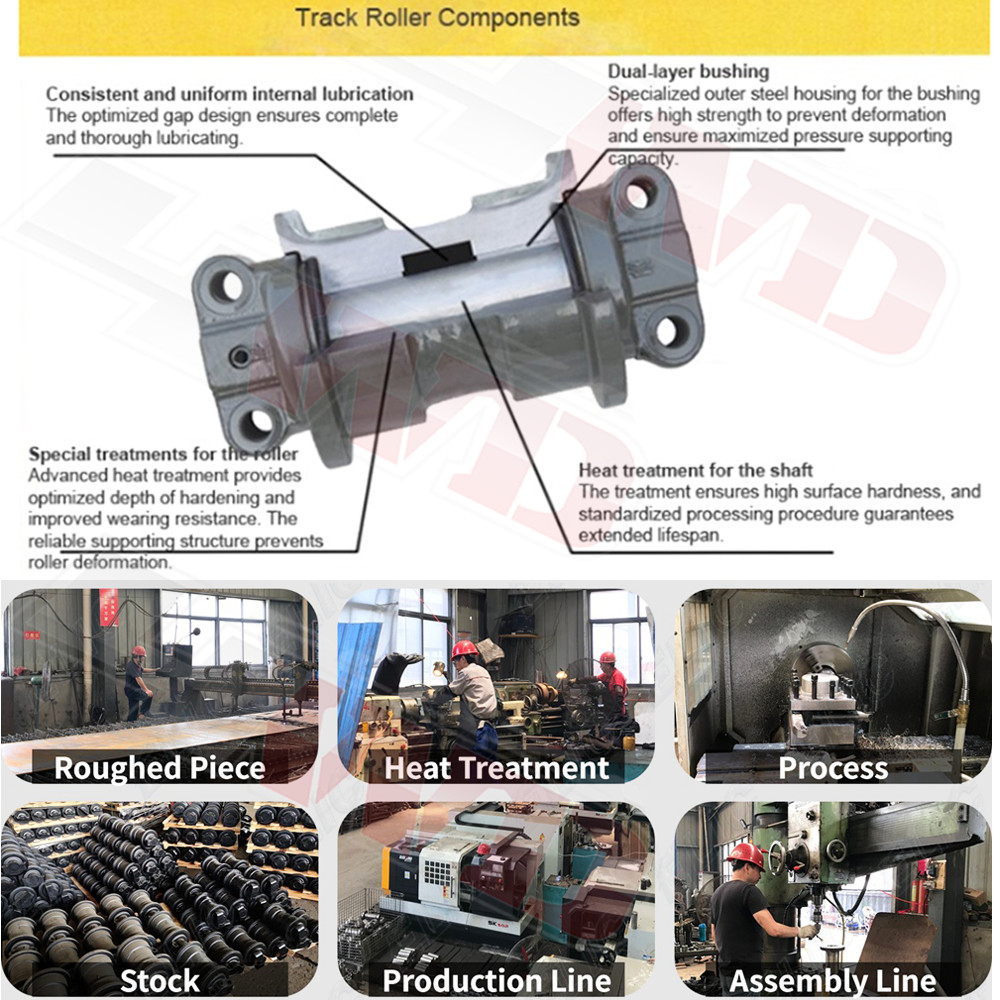 2/4/6/8PCS Bottom Roller fit Neuson 3503 Mini Excavator Heavy Duty