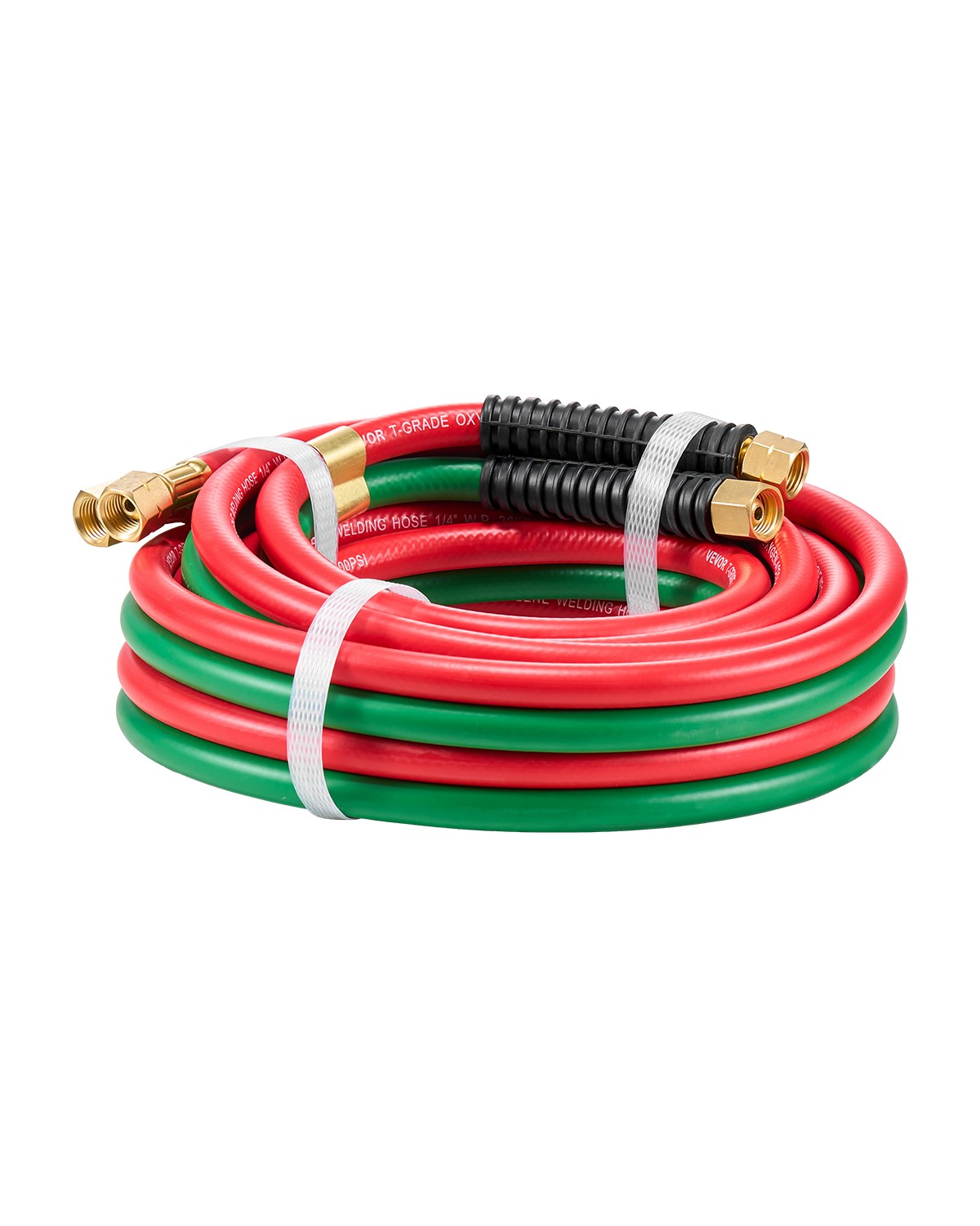 VEVOR Oxygen Acetylene Hose 1/4-Inch x 15FT T Hose 300PSI Max Working Pressure