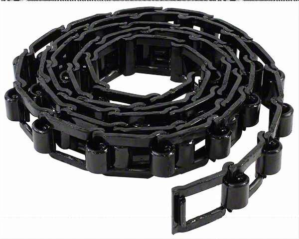 10Ft Roll #55 Flat Detachable Link Steel Chain for Drills Planters Corn Pickers