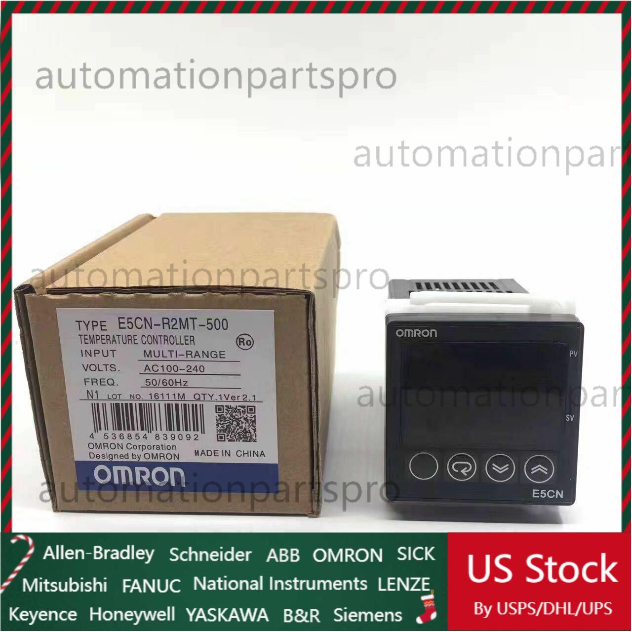 NEW good OMRON Temperature Controller E5CN-R2MT-500 100-240V E5CNR2MT500