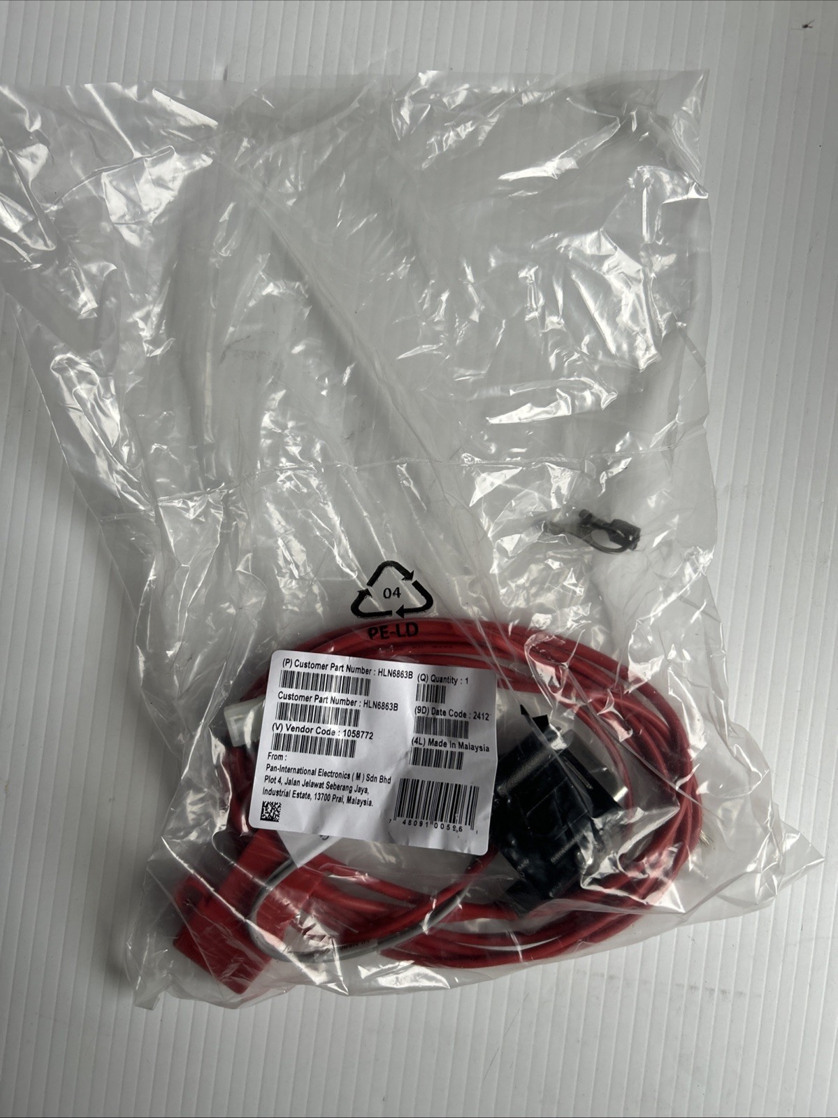 Motorola HLN6863B Mid Power Rear Ignition Cable for Motorola XTL5000