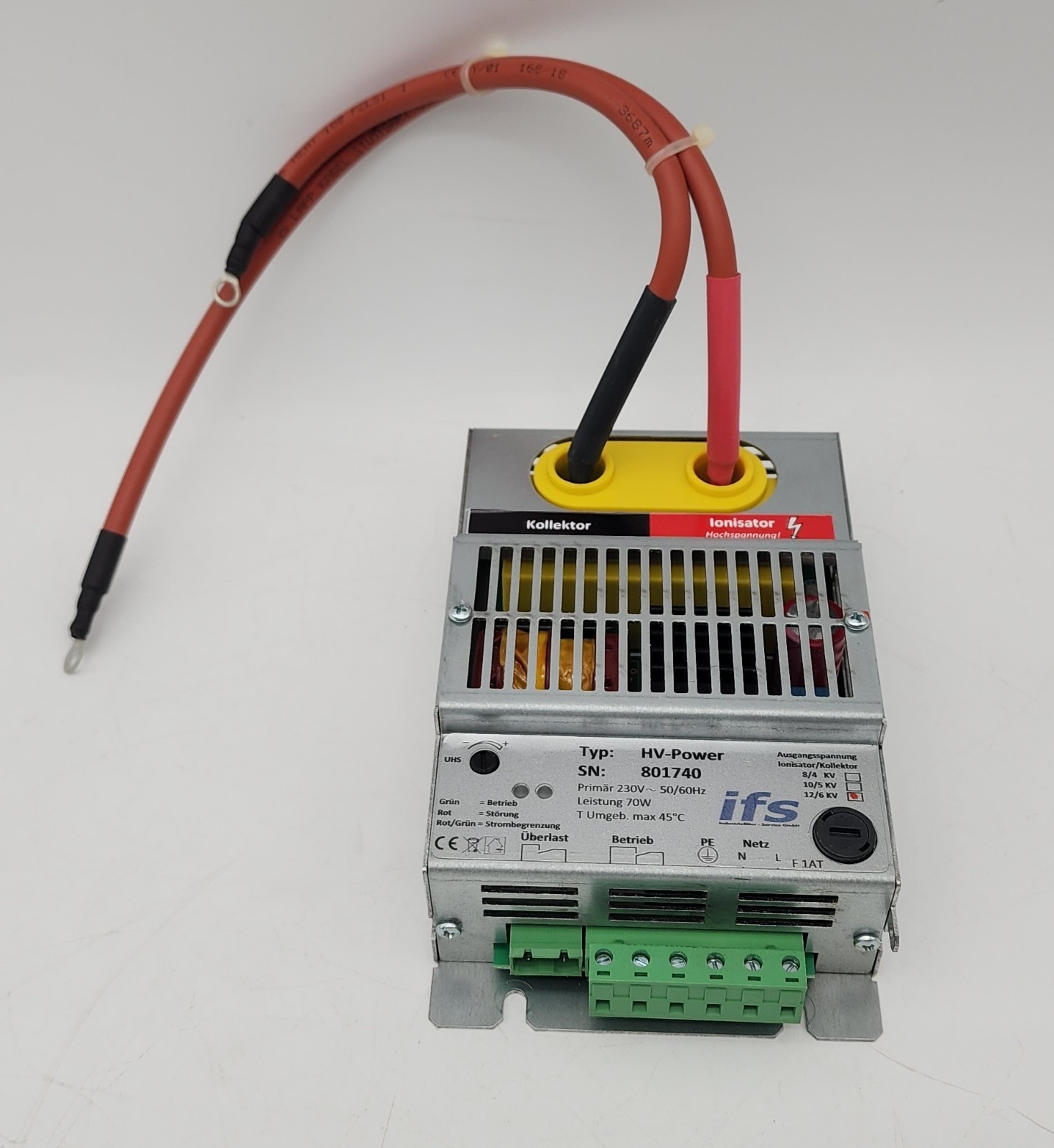 IFS IFEZ245 HV-POWER (12/6 Kv) Electrostatic High Voltage Ionizer Module *NDA*