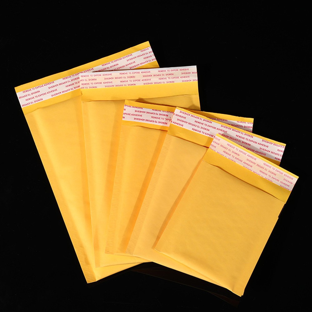All Sizes Kraft Bubble Mailers Self-Seal Padded Shipping Envelopes 25/50/100Pack