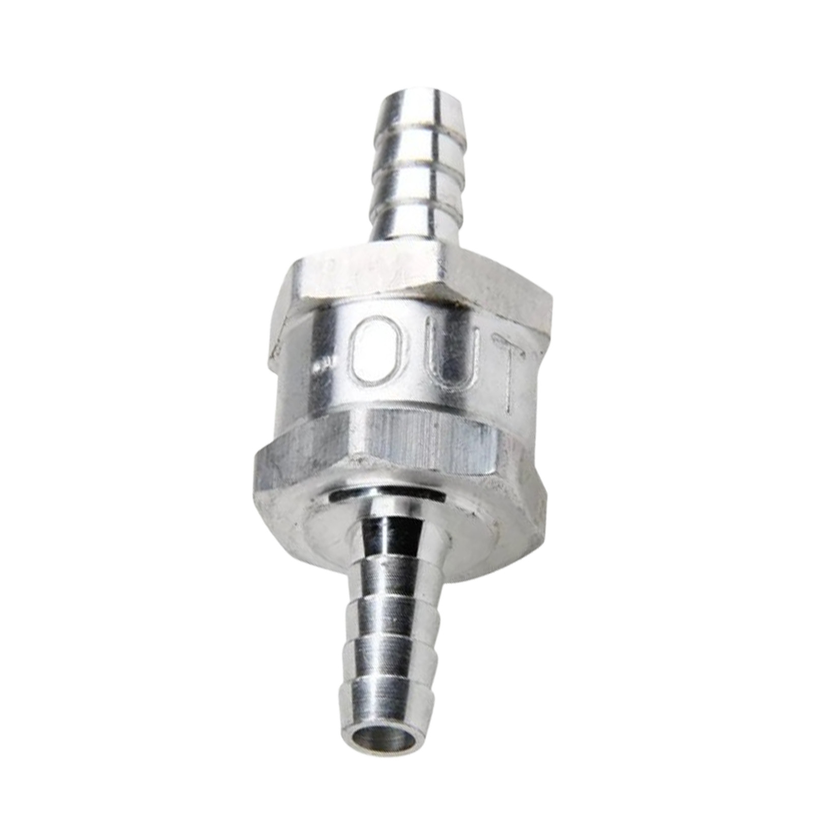 2 Pcs 8mm 5/16″ Fuel Non-Return One Way Check Valve Petrol Diesel Oil Aluminum