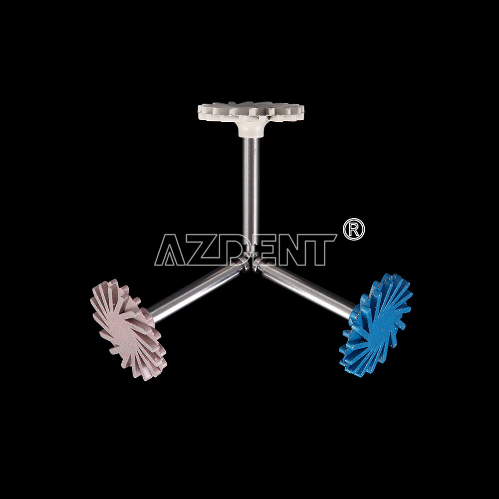 Dental Composite Polishing Kit Diamond RA HP Polisher Burs F Contra Angle 2.35mm