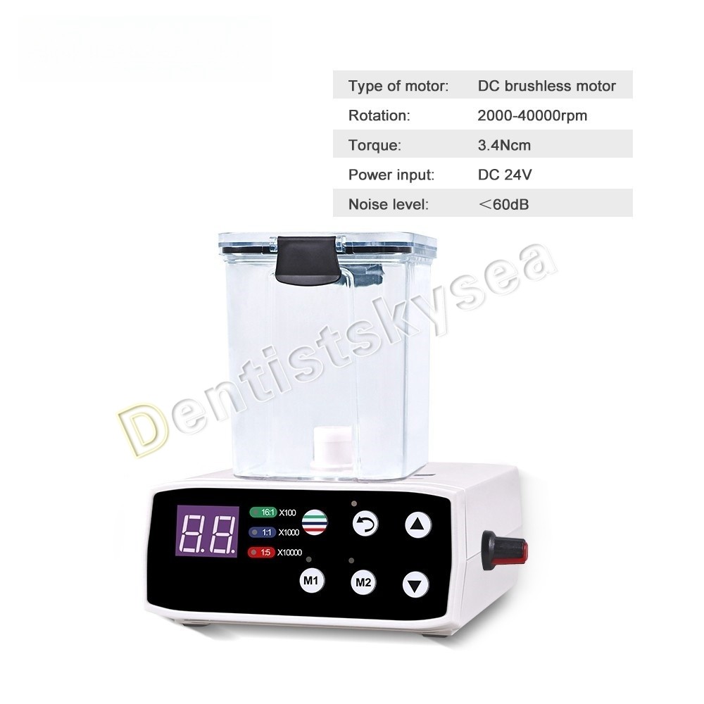 LED Brushless Electric Micro Motor/1:1/1:5 Contra Angle Handpiece E-type Dental
