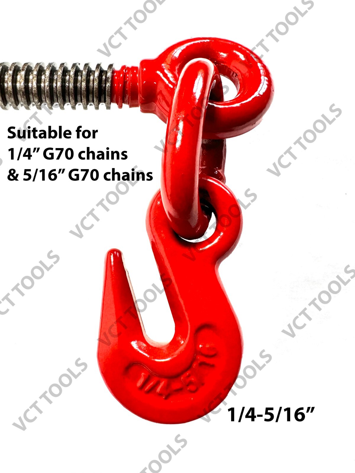 4 Pack 1/4″ or 5/16″ RATCHET HD LOAD BINDER CHAIN EQUIPMENT TIE DOWN RIGGING