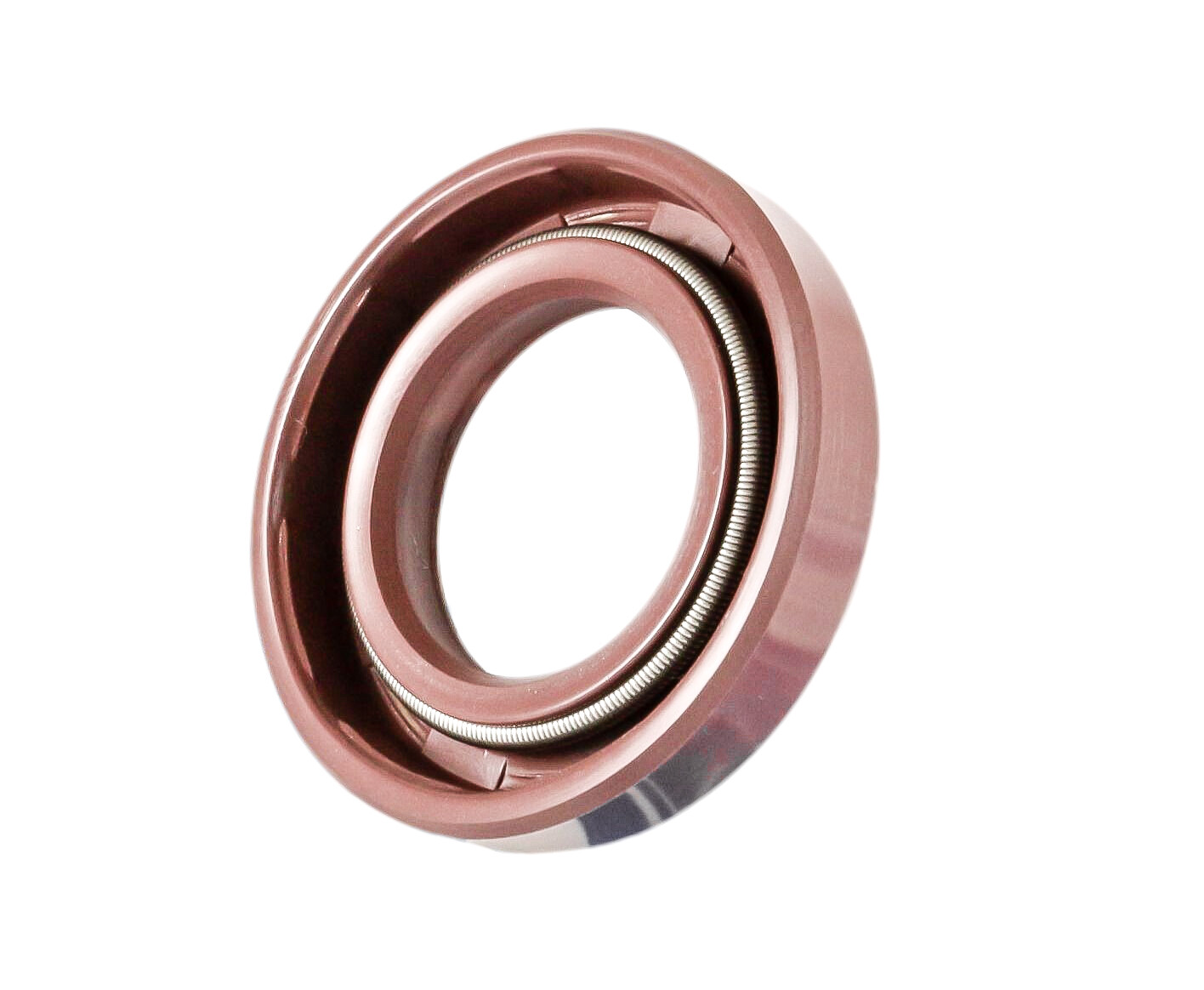 EAI 30x40x4mm FPM/FKM Oil Shaft Rotary Seal w/ Stainless Steel Spring Dbl Lip