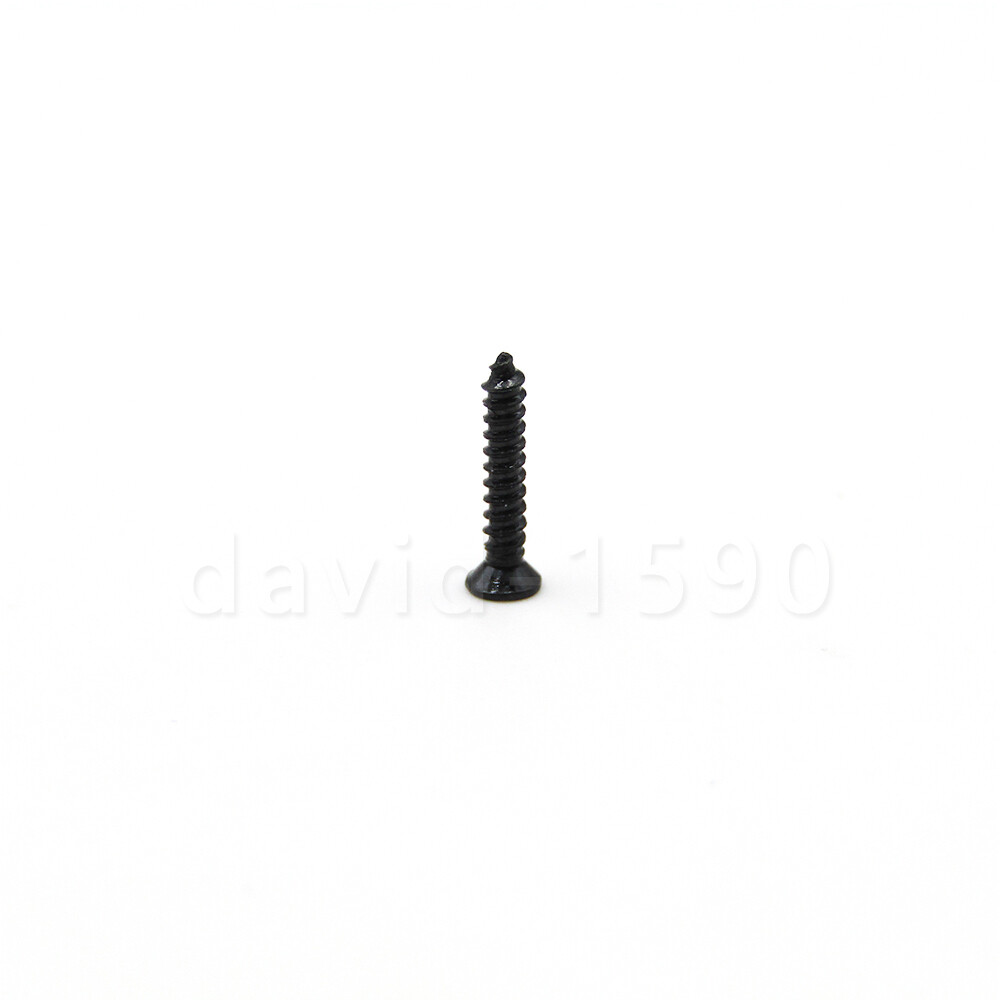 Black Small Self Tapping Screws Phillips Flat Head Micro M1 M1.2 M1.4 M1.6 M1.7