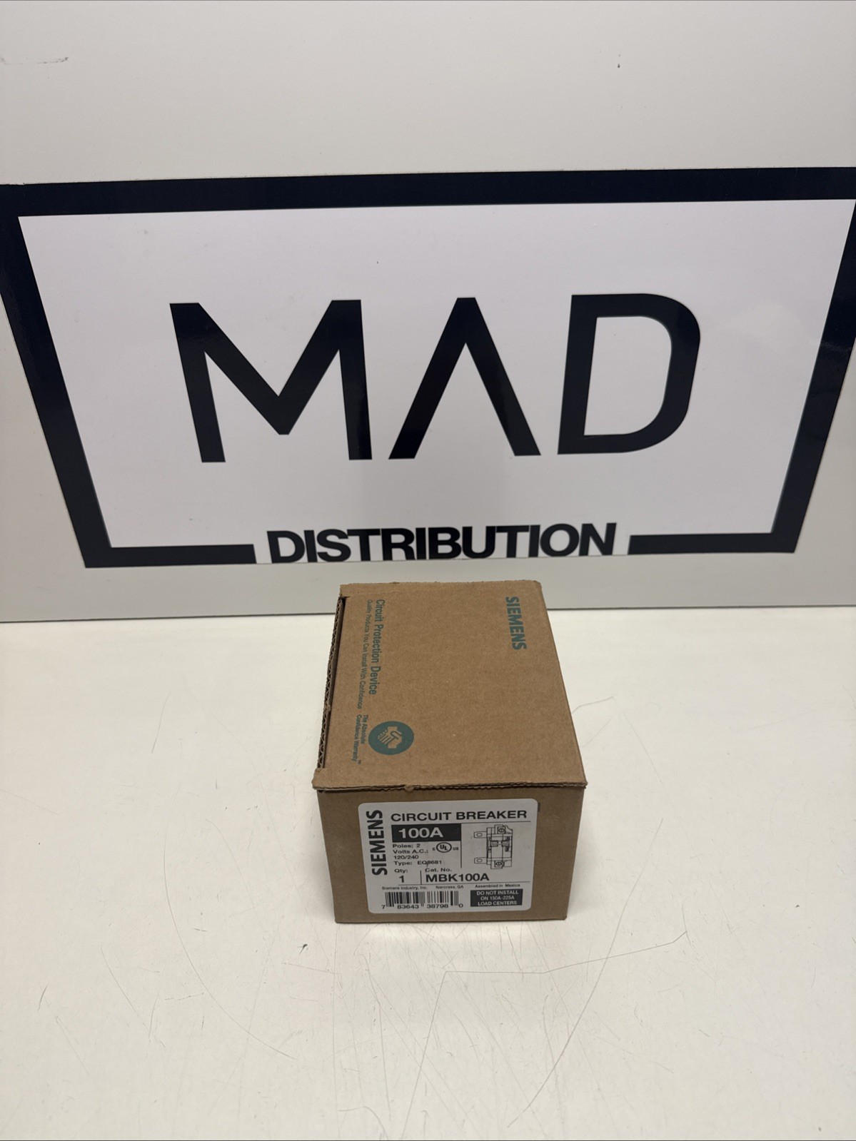 NEW Siemens MBK100A 100A Main Circuit Breaker 2 Poles 120/240 Volts