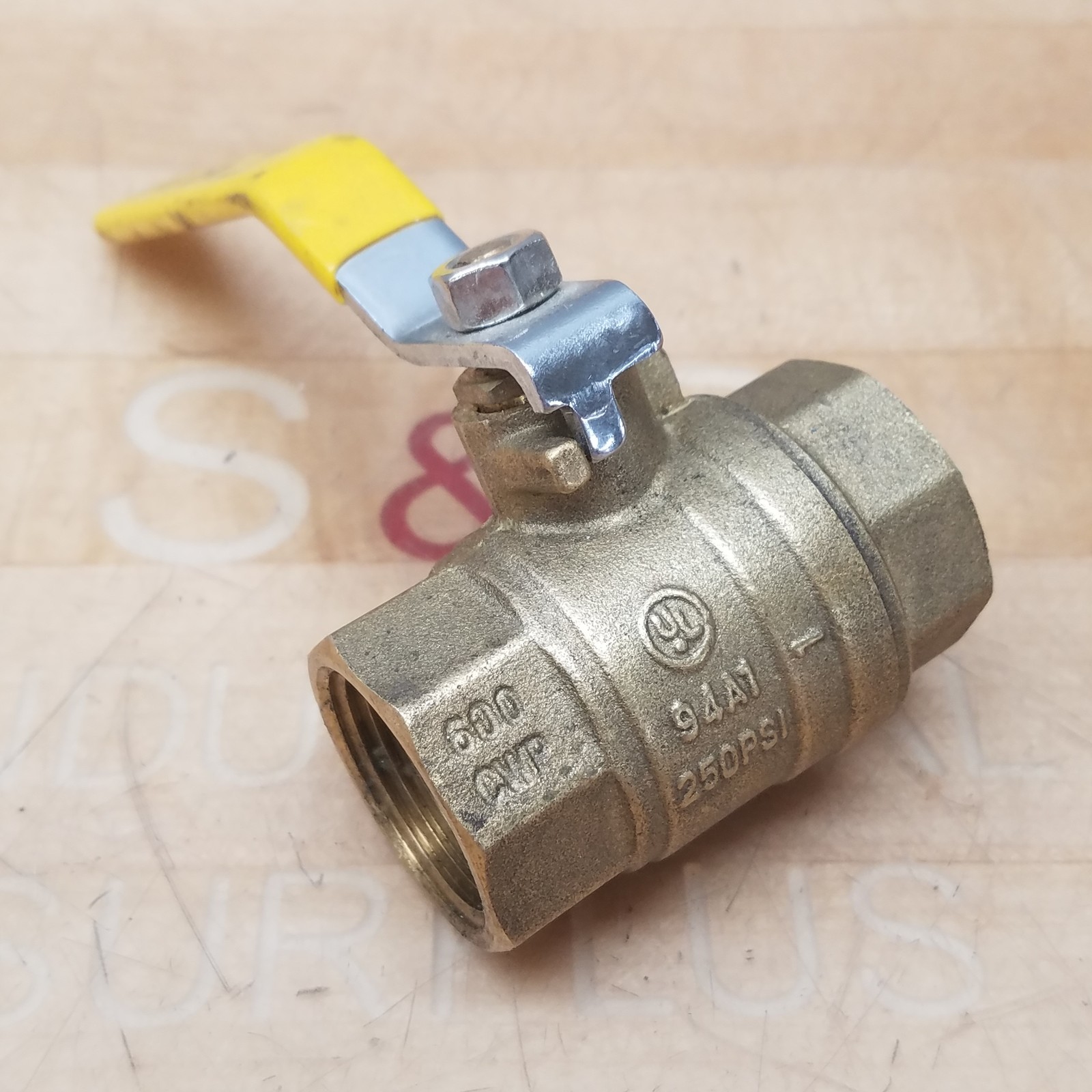 Apollo 5G125G Brass Ball Valve, 1/2PSI, 1″ NPT – USED