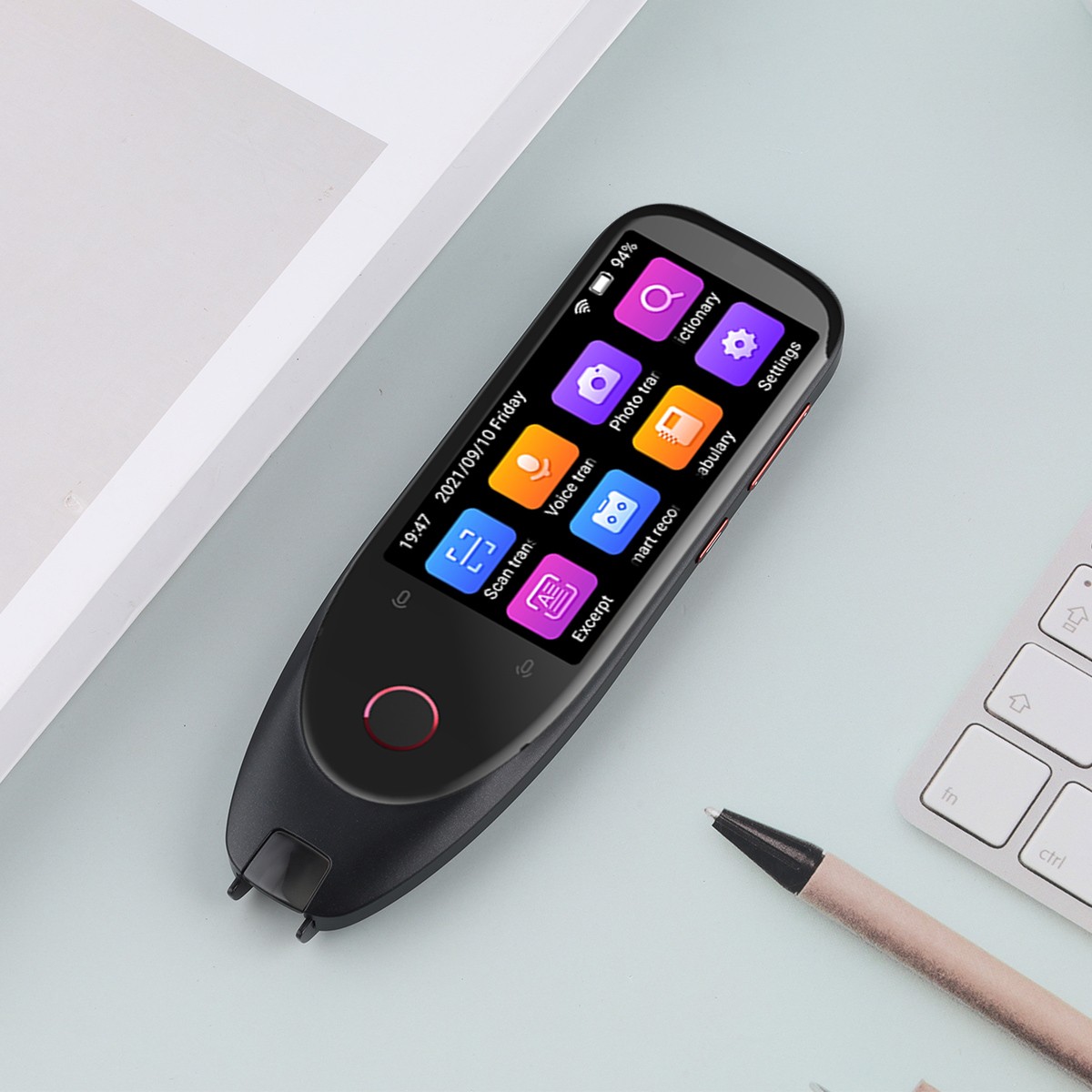 Quad Core Language Scanning Pen Offline Dictionary Noise Reduction Recording