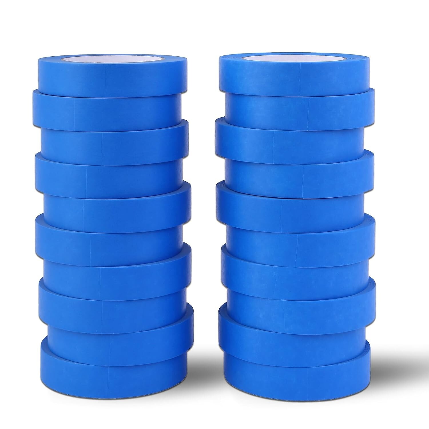 72 Rolls Blue Painters Masking Tape, 1 Inch x 60 Yards 5.5 Mil, Walls Painting