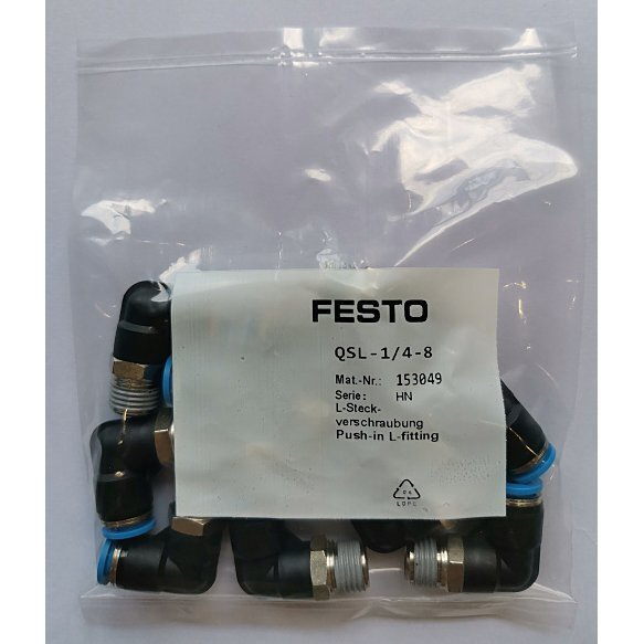 1Bag/10PCS New Festo QSL-1/4-8 153049 Connector Free Shipping QSL1/48 #US